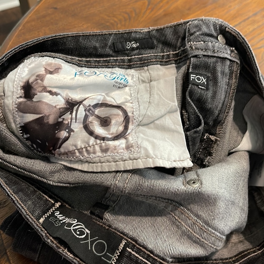 Fox race studded jeans size 3. Super cool